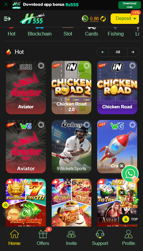 H555 Game Earn money game