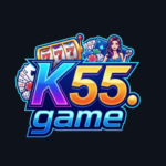 Official K55 Game app logo with modern casino them